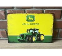 PLAK2L -Plaque Métal Vintage Décorative Tracteur John Deere 50280-30x20cm