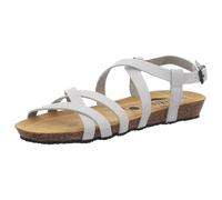 PLAKTON 405184 Sandales en nubuck Perla Fran Vali Blanc, Blanc., 38 EU