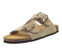 PLAKTON, Beta Flex Afelpado 186317, Femme Mule Beige Lisse - 38 EU