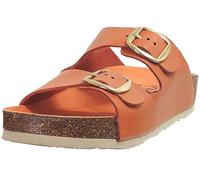 PLAKTON, CP Beta mic Square 340010MicSquare/Vaquetilla, Femme Mule Orange Lisse - 41 EU
