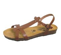 PLAKTON, Fran_coco Vaquetilla 405412, Femme Sandale Marron lisse - 38 EU