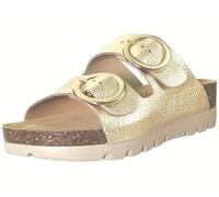 PLAKTON, Memory 355993 Elefante Lame, Femme Mule Platine métallisé - 38 EU