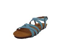 Plakton Sandales à lanières turquoise, Taille 36