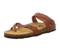 PLAKTON Sandales pour adultes Bankog Marron, marron, 37 EU