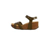 Plakton Sandales 'So Final Leder Keilsandalen' marron, Taille 40
