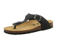 Plakton Tongs boléro camello pour femme, Noir , 41 EU