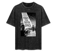 Plan 9 from Outer Space Black T-Shirt Printed Tee Graphic Top for Men Unisex Shirt 3XL