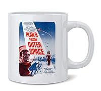 Plan 9 From Outer Space Ed Wood Funny Vintage Horror Movie Merchandising Bela Lugosi SciFI Mug Halloween Mug Horreur Horreur Objets de collection Tasse à café en céramique Tasse à thé Cadeau fantaisie