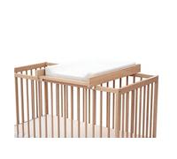 - Plan à langer amovible MONA pour lit bébé en bois 60 x 120 cm