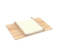 Sauthon Plan à langer pour commode Seventies bois marron