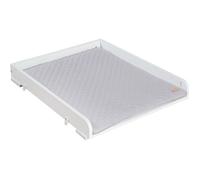 roba Plan à Langer + Matelas 'roba Style' - À Mettre sur Les Machines à Laver - Blanc/Gris Argenté