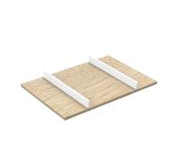 Plan à langer Sauthon - 112 x 77 x 11cm - Bois et blanc