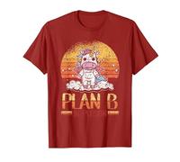 Plan B en Personne Retour À L'école Enseignant Suppléant T-Shirt, Homme, Canneberge, XL