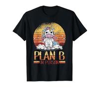 Plan B en Personne Retour À L'école Enseignant Suppléant T-Shirt, Homme, Noir, 5XL
