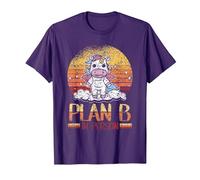 Plan B en Personne Retour À L'école Enseignant Suppléant T-Shirt, Homme, Violet, 3XL