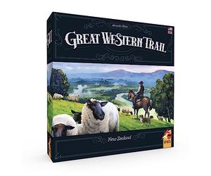 Plan B Games Great Western Trail : Nouvelle-Zélande | Jeu de société | À partir de 12 ans | 1 à 4 joueurs | Temps de jeu de 75 à 150 minutes