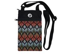 Plan B, Mini Téléphone Portable 6.5 Sac à Bandoulière, My Way, 12 x 20 cm, Sangle Réglable en Nylon 130 cm max, Multicolores, Femmes, Tissu (Origine)