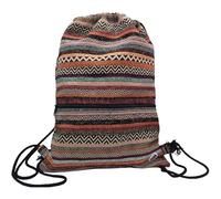 Plan B, Sac à dos à cordes 40 x 30 cm avec doublure, 1 poche extérieure avec fermeture éclair, multicolore, unisexe, en tissu, Manchega, M