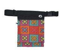 Plan B, Sac banane latéral, 27 x 20 cm, avec 2 poches et ceinture réglable, multicolore, taille unique, femme, en tissu, BCN, Talla única, Sac banane latéral grande capacité