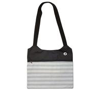 Plan B, Sac fourre-tout en tissu, 37 x 33 cm, poignée en nylon 41 cm, doublure intérieure, grande poche extérieure avec fermeture éclair, multicolore, femme, Marinière, Taille unique