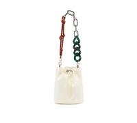 Plan C - Sac Seau à Cordon en Toile - Femme - Sacs - Blanc - Taille: ONE Size