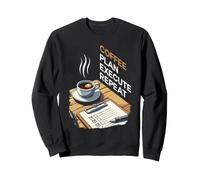 Plan café Exécuter Repeat Office Project Manager Collaborateur Sweatshirt