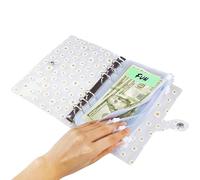 Plan classeur pour remplissage de espèces - Livre pour défis d'économie créative, organisateur de portefeuilles, enveloppes pour argent, suivi financier multifonctionnel pour femme