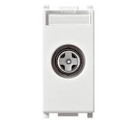 PLAN COASSIAL PRESSIAL PRESSIALE TV-RD-SAT DIRECT 1DB WHITE 14300.01