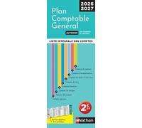 Plan comptable général 2026/2027 - PCG autorisé aux examens et concours - Liste intégrale des comptes
