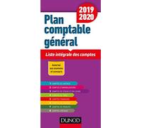 Plan comptable général 2019/2020 - Liste intégrale des comptes: Liste intégrale des comptes (2019-2020)