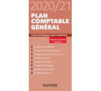 Plan comptable général 2020/2021 - Liste intégrale des comptes: Liste intégrale des comptes (2020-2021)