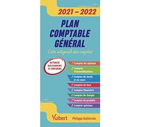 Plan comptable général 2021-2022: Liste intégrale des comptes
