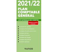 Plan comptable général 2021/22: Liste intégrale des comptes (2021-2022)