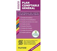 Plan comptable général 2022/23 - Edition augmentée: Liste intégrale des comptes + Documents de synthèse (2022-2023)