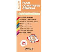 Plan comptable général 2023/24: Liste intégrale des comptes (2023-2024)