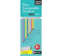 Jean‑Luc Siegwart – Plan comptable général 2026/2027 – PCG autorisé aux examens – Manuel cartonné