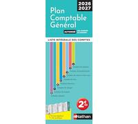 Jean‑Luc Siegwart – Plan comptable général 2026/2027 – PCG autorisé aux examens – Manuel cartonné
