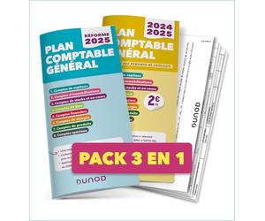 Plan comptable général - Pack 3 en 1 : PCG 2024-2025 + PCG réforme 2025 + Docs de synthèse