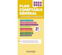 Plan comptable général - PCG - 2024-2025: Liste intégrale des comptes