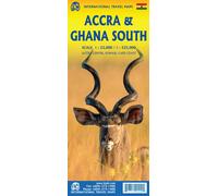 Plan d’Accra & carte du sud du Ghana | ITM - 1:23 000 / 1:525 000