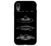 Plan de Brevet OVNI - Diagramme de Soucoupe Volante Vintage Coque pour iPhone XR