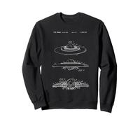 Plan de Brevet OVNI - Diagramme de Soucoupe Volante Vintage Sweatshirt