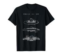 Plan de Brevet OVNI - Diagramme de Soucoupe Volante Vintage T-Shirt