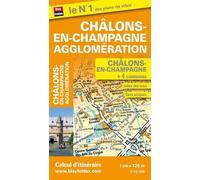 Plan de Châlons-en-Champagne et de son agglomération