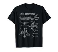 Plan de l'avion américain B-52 Stratofortress T-Shirt