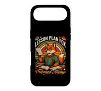 Plan de leçon Fox Prepared Always Teacher Classroom Humour Coque pour iPhone Air