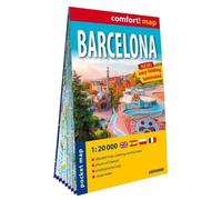 Comfort Map – Carte Barcelone 1/20.000 – format poche laminée – plan de ville