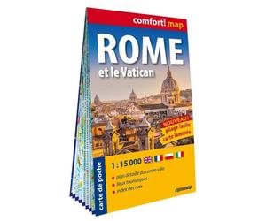 Plan de poche plastifié (mini) - Rome, Vatican Ville | Express Map