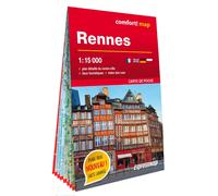 Plan de poche plastifié - Rennes mini | Express Map