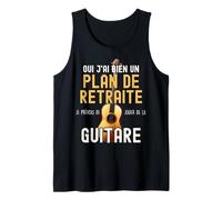 Plan de Retraite Guitare Homme Ou Femme Retraite Musique Débardeur